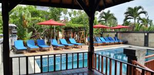 Bazén v ubytování Sari Villa Ubud nebo v jeho okolí