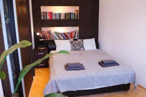 Posteľ alebo postele v izbe v ubytovaní Palace Apartman - Minaret, Eger