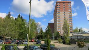 Bygningen som lejligheden ligger i