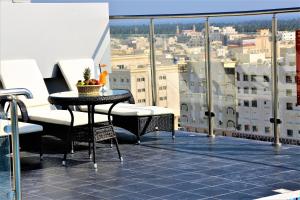 Balkón nebo terasa v ubytování Al Dyafa Hotel Suites