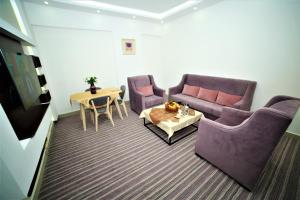 Posezení v ubytování Al Dyafa Hotel Suites