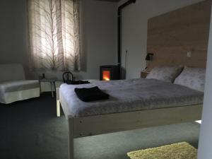 Postel nebo postele na pokoji v ubytování Studio apartment LoSt