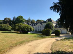 Zahrada ubytování Château de Lannouan