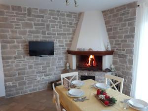 TV a/nebo společenská místnost v ubytování Apartment Lorenzo