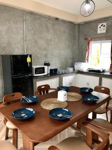 Kuchyň nebo kuchyňský kout v ubytování The Beaf Home Khaokho