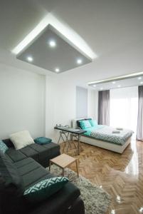 Χώρος καθιστικού στο MM Lux Apartment, Novi Sad