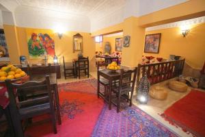 Χώρος καθιστικού στο Riad Dar Rita