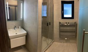 Kúpeľňa v ubytovaní Apartmány BD Boží Dar