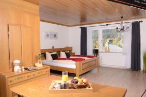 Postel nebo postele na pokoji v ubytování Hotel Großbach