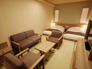 Shirakawa-go Onyado Yuinosho的休息区