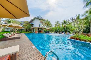 Der Swimmingpool an oder in der Nähe von Hoi An Eco Lodge & Spa