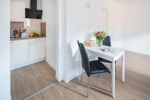 Küche/Küchenzeile in der Unterkunft Ferienhaus an der Karlstraße