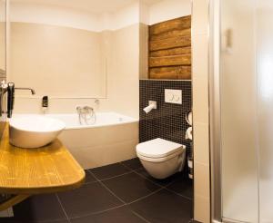 Koupelna v ubytování Hotel Kristian