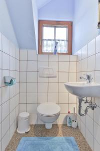 Koupelna v ubytování Gästehaus Berger