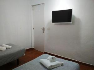 Postel nebo postele na pokoji v ubytování Casita con Barbacoa