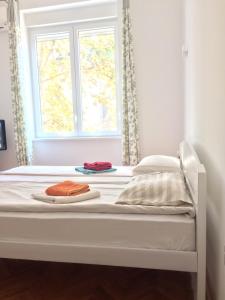 Posteľ alebo postele v izbe v ubytovaní Cricket Park Hostel