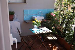 A garden outside L'Arazzo