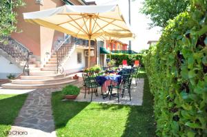 Zahrada ubytování Villa Chiara