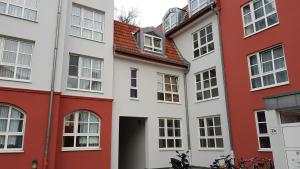 マルクアンシュテットにあるApartment am See mit Tiefgarageの旧市街の家並み