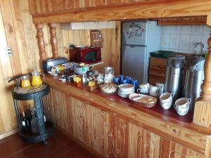 Köök või kööginurk majutusasutuses Hostal Doña Tamy