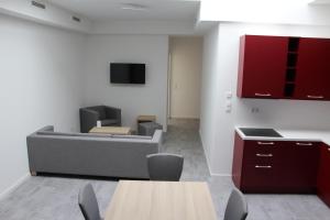 TV a/nebo společenská místnost v ubytování Hotel Lumi