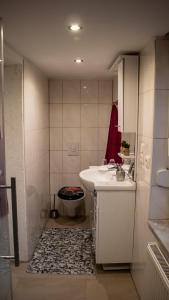 Koupelna v ubytování Ferienwohnung Sorgatz + 24 fotografií