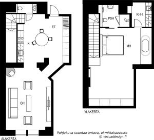 Plan de l'établissement Bob W Koti Ullanlinna