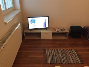 TV a/nebo společenská místnost v ubytování Hostel Fontana