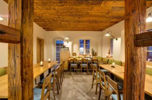 Restaurace v ubytování Boutique Hotel grüner Zweig