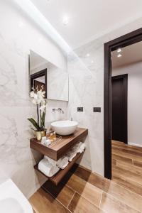 Koupelna v ubytování Hotel Europa