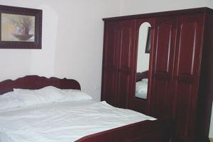 Rúm í herbergi á Di Vincenzo Inn