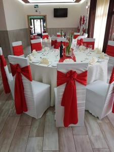 Instal·lacions per a banquets a l'hostal o pensió