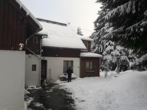 Landhaus am Fritzschberg v zimě