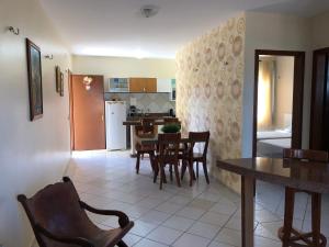 Køkken eller tekøkken på Ap Luxo 208 e 207 Prox Beach Park + 11 billeder