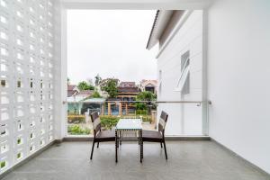 Balkón nebo terasa v ubytování Chi Thanh Villa