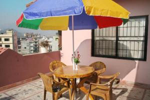 Balkón nebo terasa v ubytování Sitapaila Home Stay and Apartment