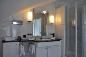 Koupelna v ubytování Hotel Anna