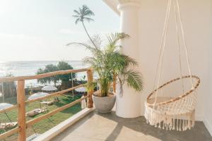 Balkón nebo terasa v ubytování Dreamsea Sri Lanka