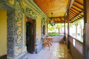 Balkón nebo terasa v ubytování Ubud Kerta City Hotel