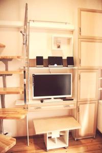 Μια τηλεόραση ή/και κέντρο ψυχαγωγίας στο Apartment in the city center mini