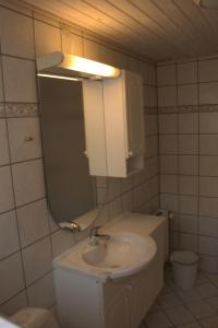 Koupelna v ubytování Sorø Camping & Cottages