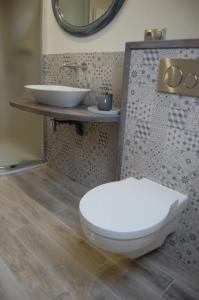 Koupelna v ubytování Apartmany U Stareho Labe