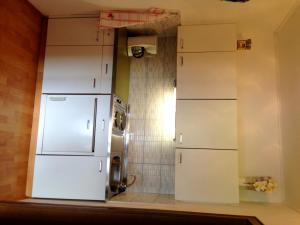 Kuchyň nebo kuchyňský kout v ubytování Apartments Urschitz