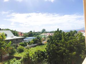 a view of a town with trees and houses at Calliandras Apartment Complex in Kingstown