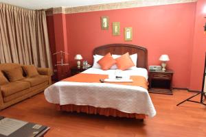 Postel nebo postele na pokoji v ubytování Hotel Makroz