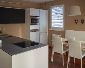 Kuchyňa alebo kuchynka v ubytovaní Apartments Domino