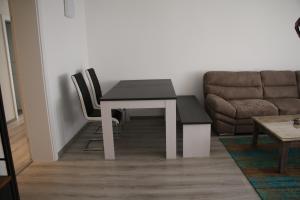 Posezení v ubytování Ferienwohnung Palme