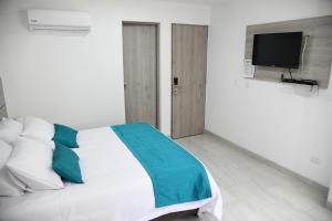 TV a/nebo společenská místnost v ubytování Hotel Milla de Oro Uraba