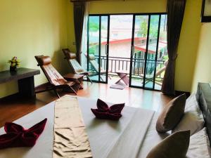 Posezení v ubytování Lanta Amara Resort