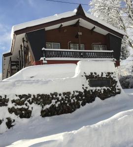 Myoko Ski Lodge in Akakura Village v zime